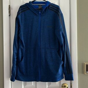 ADIDAS PERFORMANCE ZIP UP HOODIE SIZE L